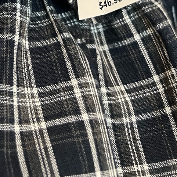 Beverly and beck plaid mini skirt with built in shorts - Picture 2 of 6